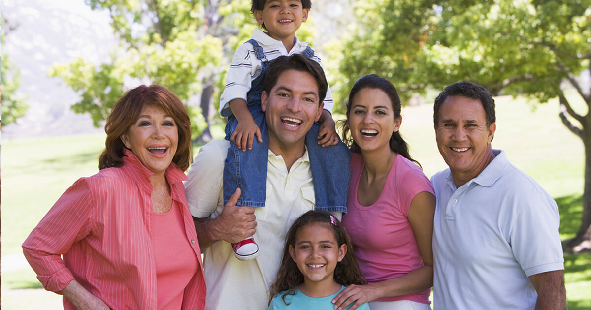 Vaccinated Family Celebrating Holidays
