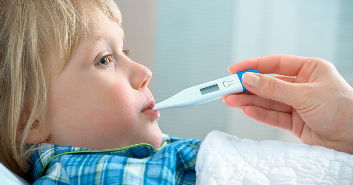 Child with respiratory infection in 2024